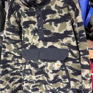 Carhartt Camo Fleece Pullover